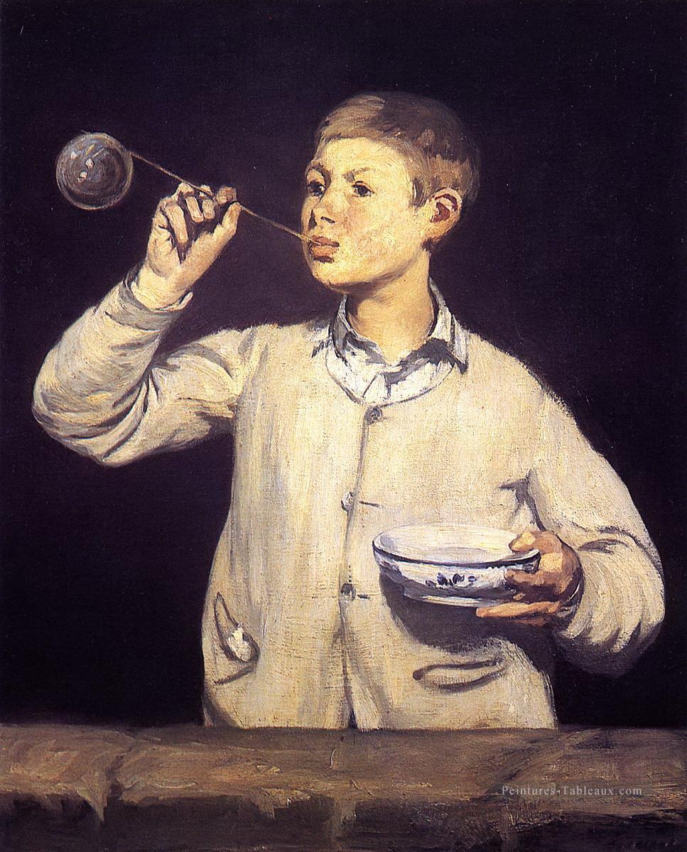 Garçon soufflant des bulles Édouard Manet Peintures à l'huile